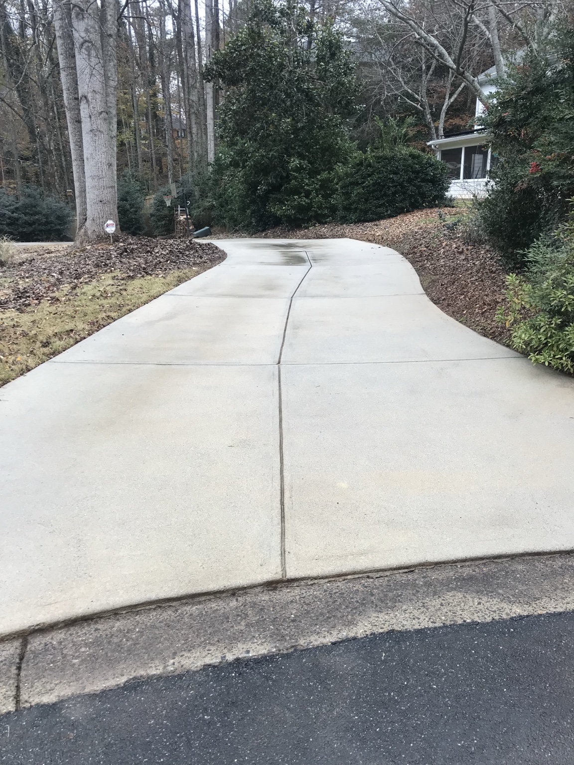 Driveway Pressure Washing After