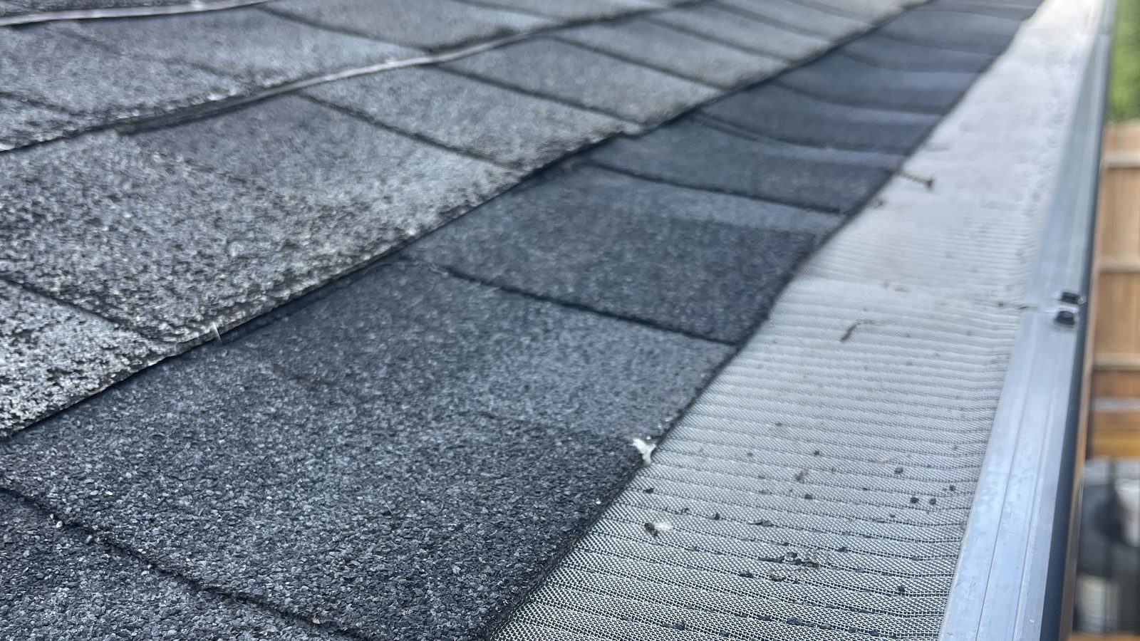 Gutter Guard Installation Full Gutter View