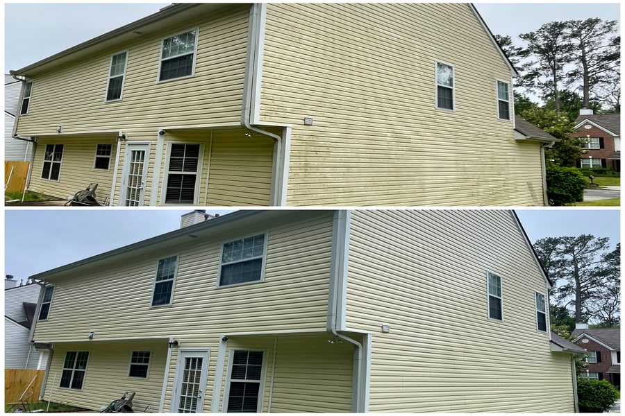 House Washing Before & After