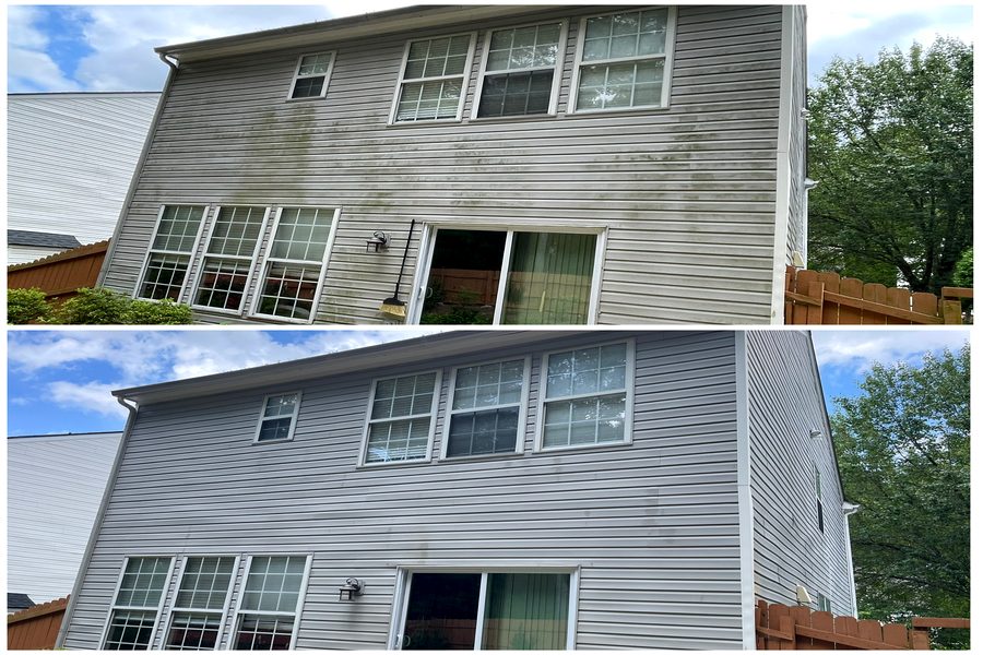 House Washing Before & After